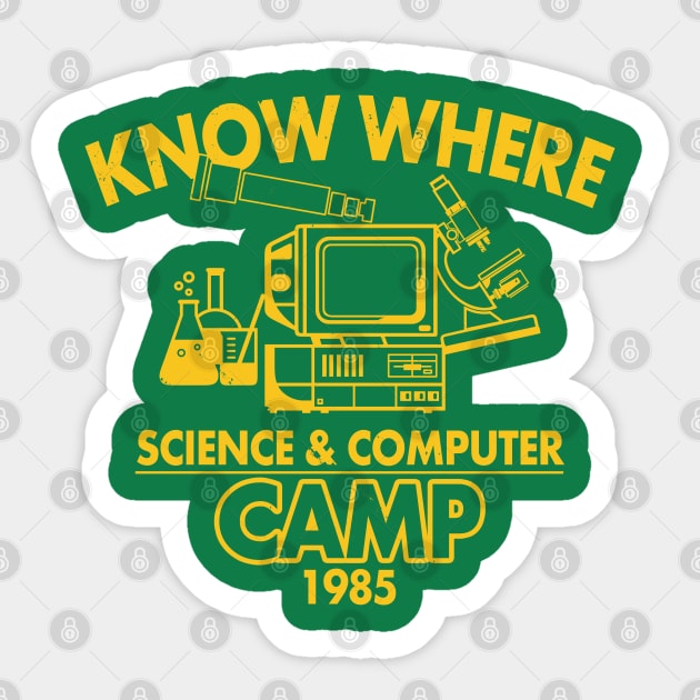 Know Where Camp Sticker by BoggsNicolas